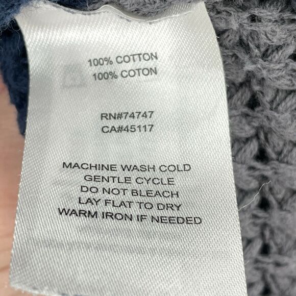 Natural Reflections Sweater Womens XXL 2XL Blue Striped Pullover Long Sleeve - Picture 7 of 7